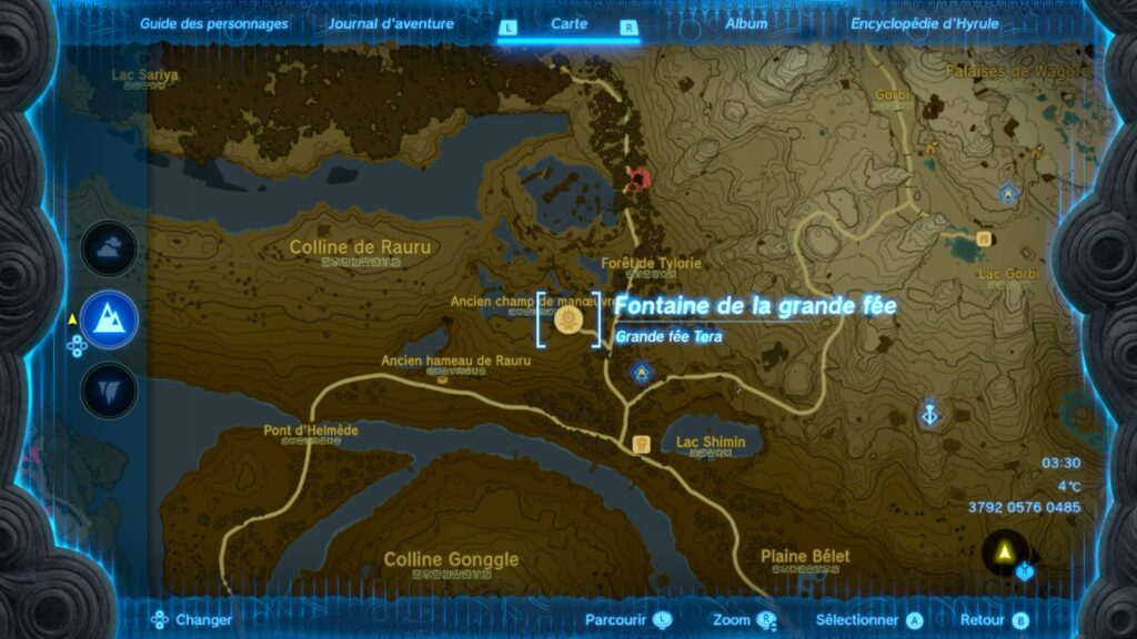 zelda tears of the kingdom, totk, astuce, guide, soluce, toutes les grande fées, nintendo siwtch oled, fée téra