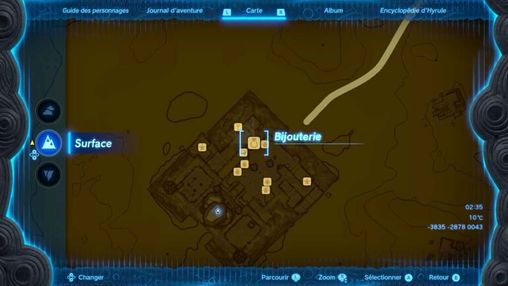 zelda tears of the kingdom, totk, astuce, guide, soluce, toutes les tenues, nintendo siwtch oled, tenue diadième diamant
