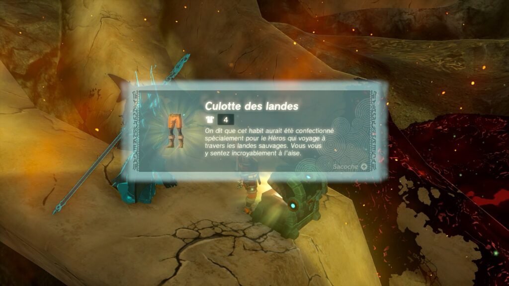 zelda tears of the kingdom, totk, astuce, guide, soluce, toutes les tenues, nintendo siwtch oled, tenue des landes breath of the wild