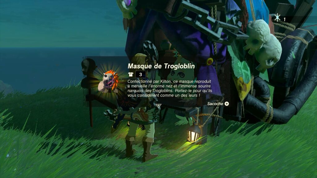 zelda tears of the kingdom, totk, astuce, guide, soluce, toutes les tenues, nintendo siwtch oled, tenue masque de trogloblin