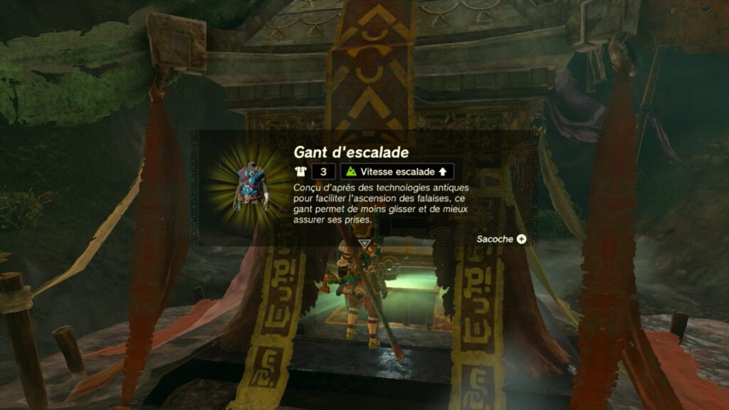 zelda tears of the kingdom, totk, astuce, guide, soluce, toutes les tenues, nintendo siwtch oled, tenue escalade