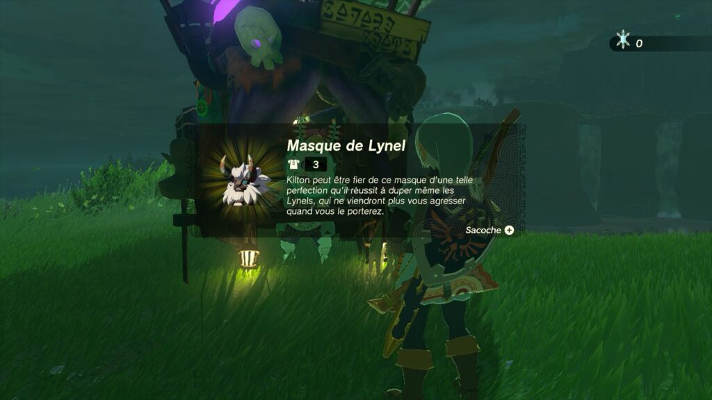 zelda tears of the kingdom, totk, astuce, guide, soluce, toutes les tenues, nintendo siwtch oled, tenue masque de lynel