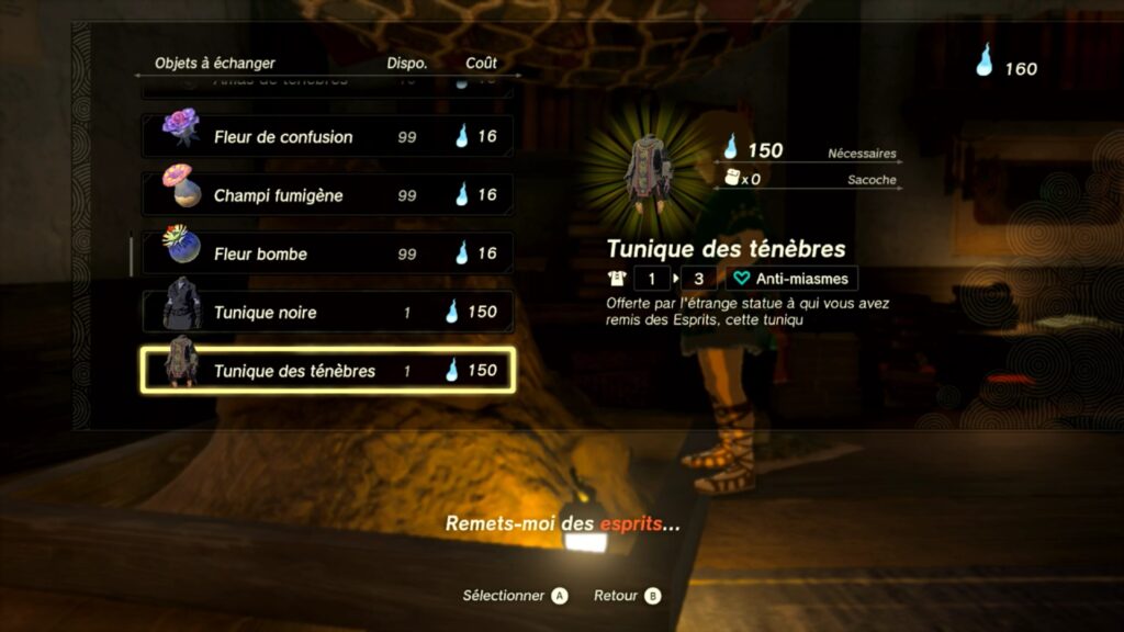 zelda tears of the kingdom, totk, astuce, guide, soluce, toutes les tenues, nintendo siwtch oled, tenue des ténèbres