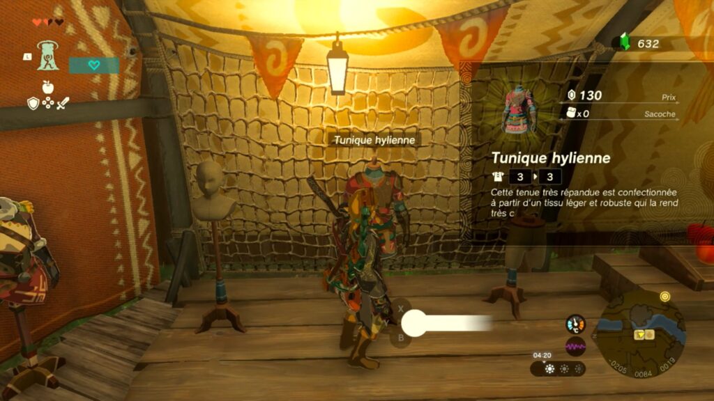 zelda tears of the kingdom, totk, astuce, guide, soluce, toutes les tenues, nintendo siwtch oled, tenue hylienne