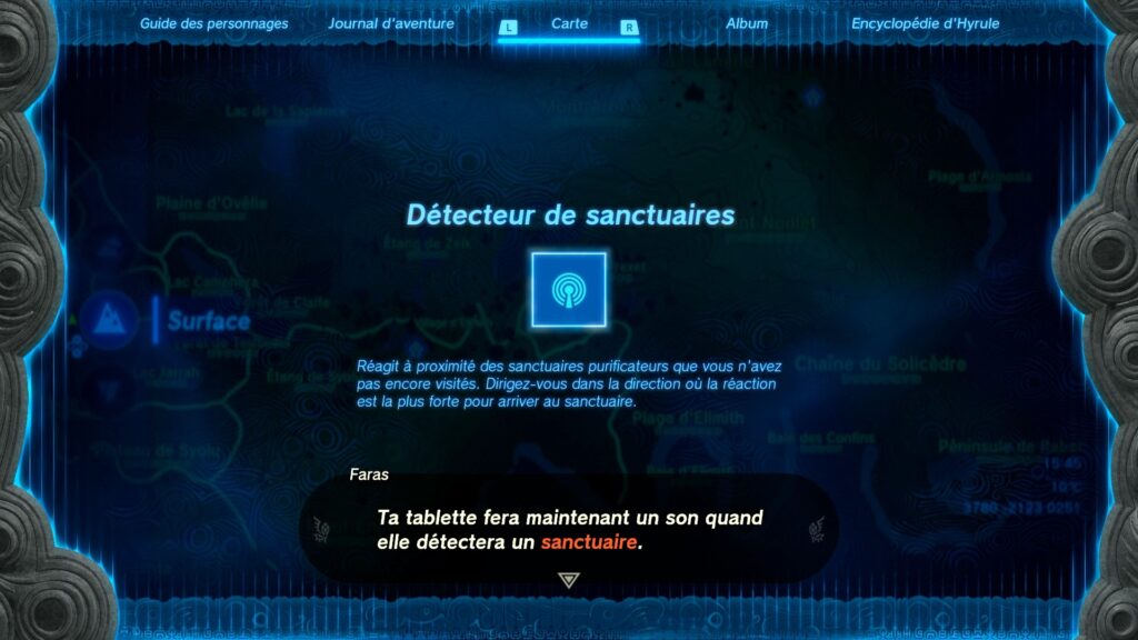 zelda tears of the kingdom switch oled astuce guide faras 