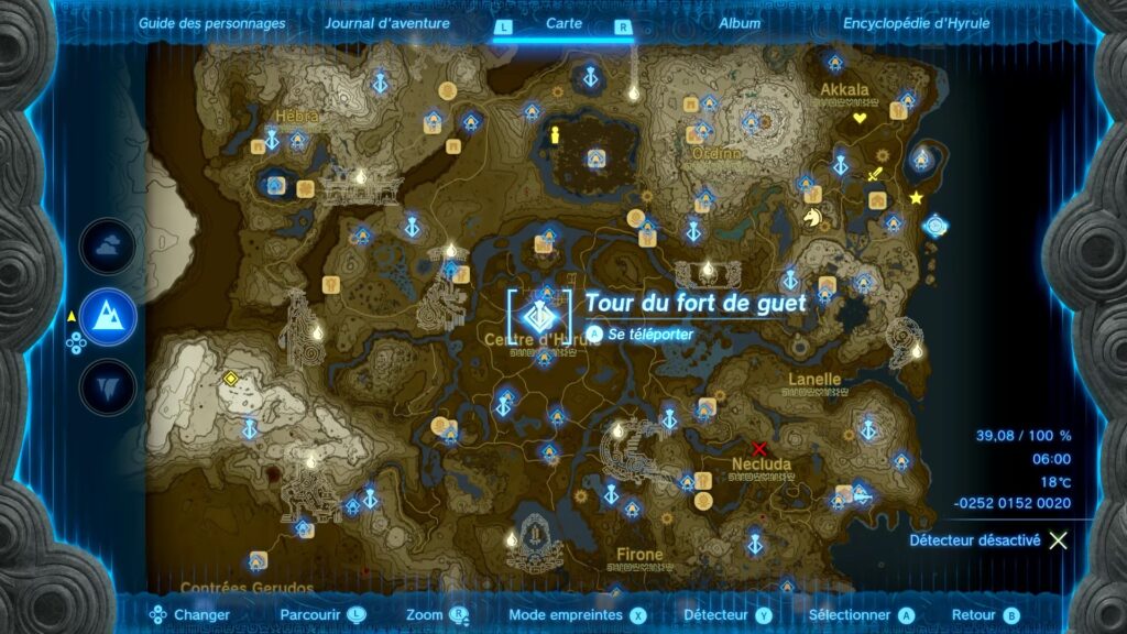 statue genie emplacement guide soluce astuce zelda tears of the kingdom switch oled