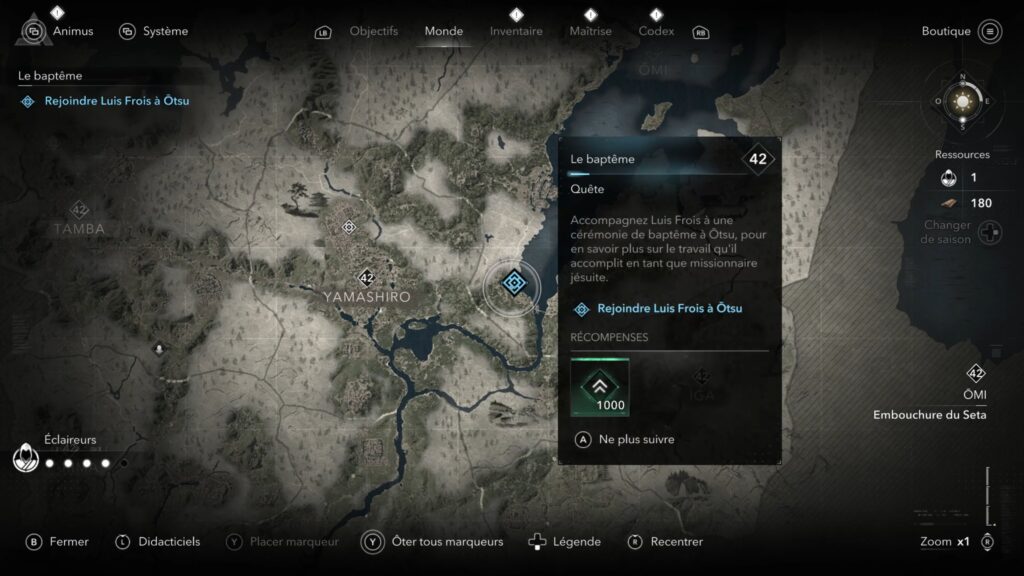 assassin creed shadows xbox ps5 pc ubisoft quete luis frois soluce guide fr 