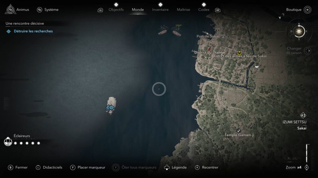 assassin's creed shadows rufino compagnon quete soluce fr xbox playstation pc ubisoft steam