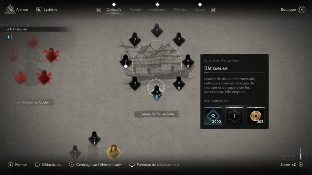assassin's creed shadows rufino compagnon quete soluce fr xbox playstation pc ubisoft steam