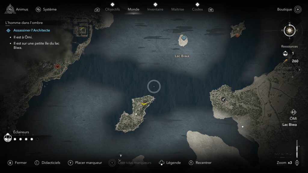 assassin's creed shadows rufino compagnon quete soluce fr xbox playstation pc ubisoft steam