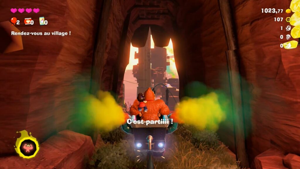Donkey Kong Bananza Nintendo Switch 2 soluce guide fr strate canyon boss jeu astuce 