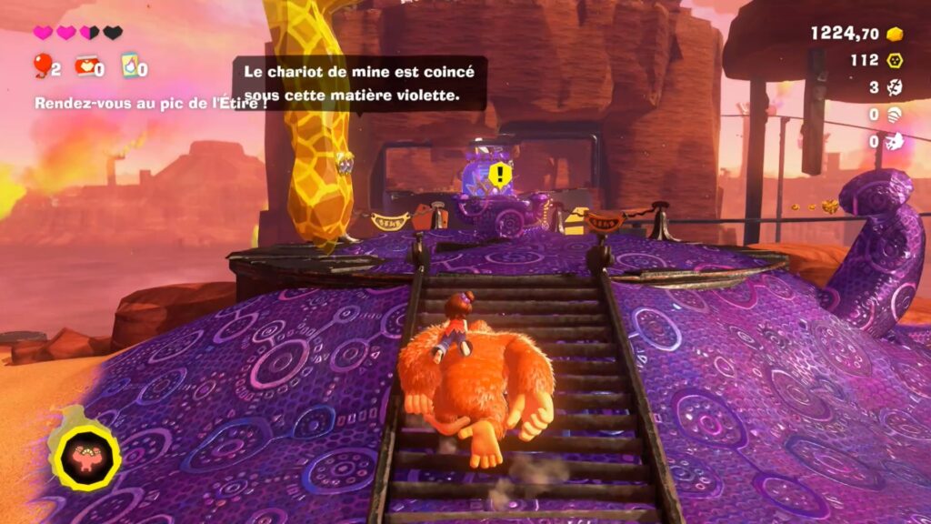 Donkey Kong Bananza Nintendo Switch 2 soluce guide fr strate canyon boss jeu astuce 
