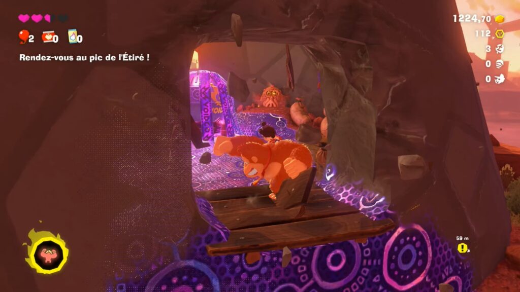 Donkey Kong Bananza Nintendo Switch 2 soluce guide fr strate canyon boss jeu astuce 