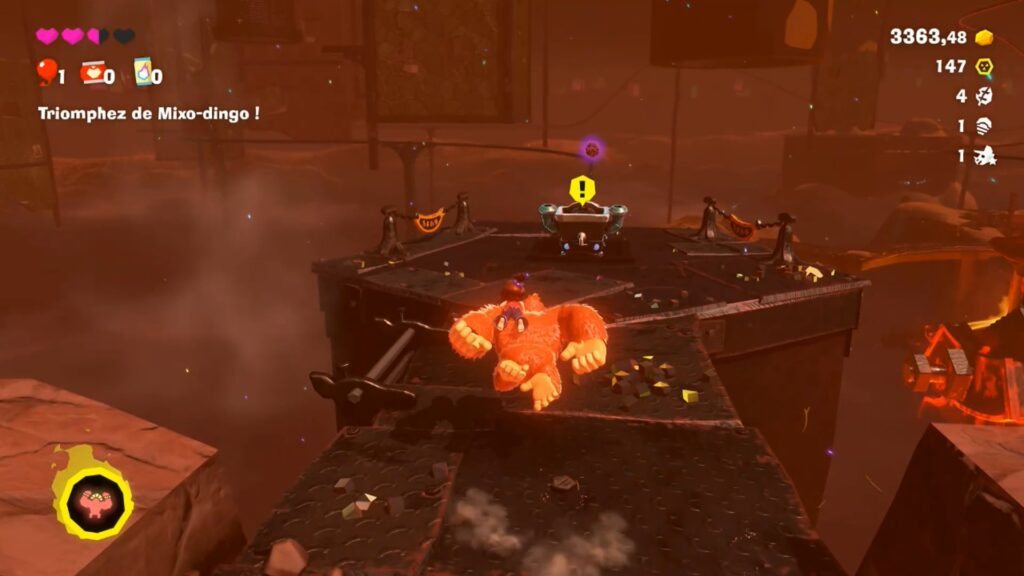 Donkey Kong Bananza Nintendo Switch 2 soluce guide fr strate canyon boss jeu astuce 