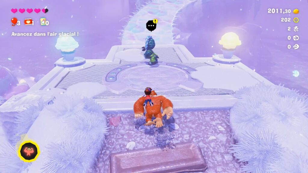 donkey kong bananza soluce guide fr nintendo switch 2 strate fourche glacier jonction