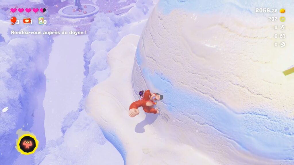 donkey kong bananza soluce guide fr nintendo switch 2 strate fourche glacier jonction