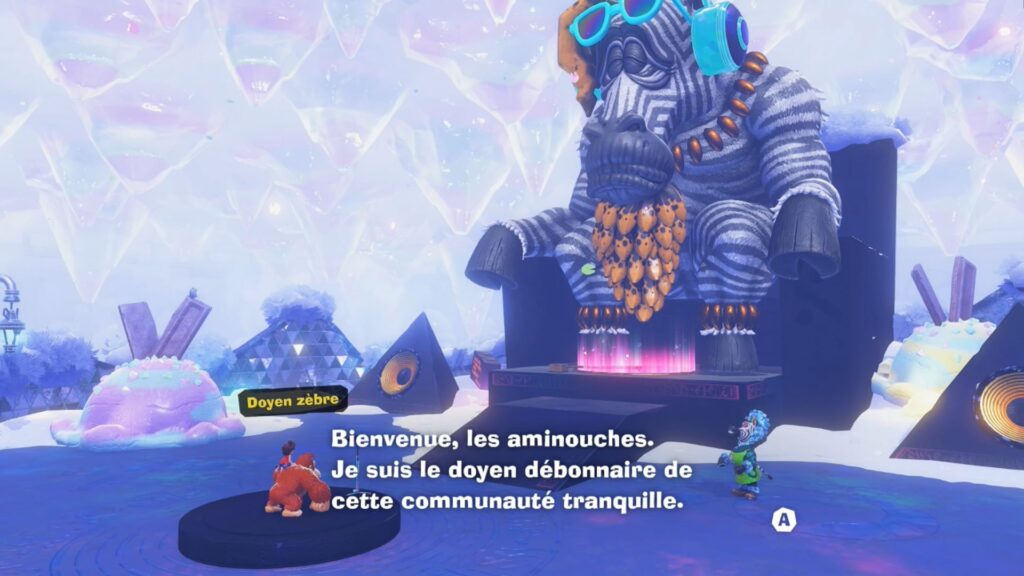donkey kong bananza soluce guide fr nintendo switch 2 strate fourche glacier jonction