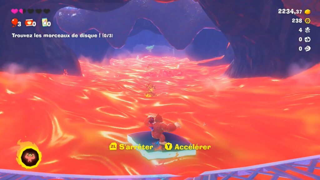 donkey kong bananza soluce guide fr nintendo switch 2 strate fourche glacier jonction