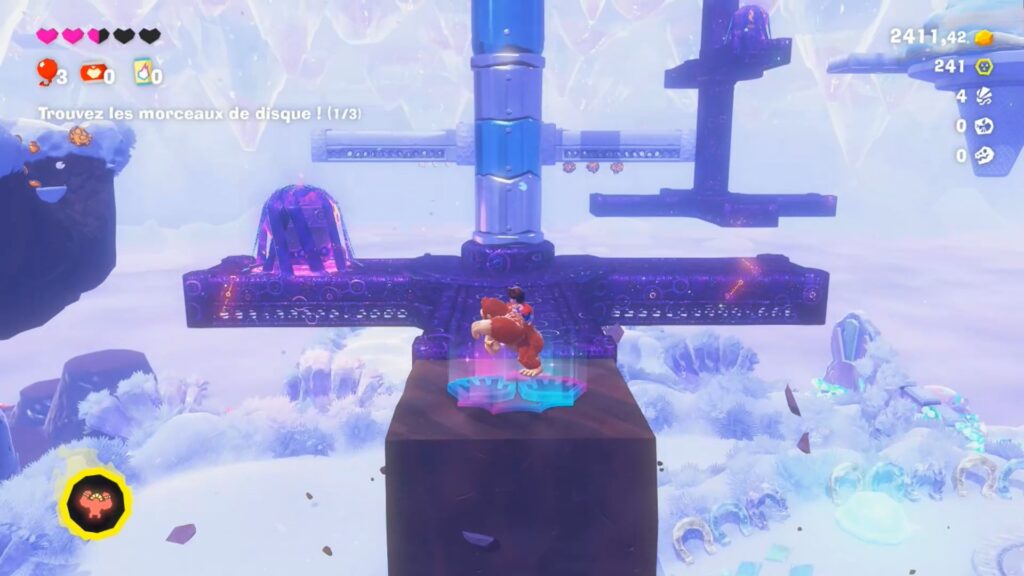 donkey kong bananza soluce guide fr nintendo switch 2 strate fourche glacier jonction