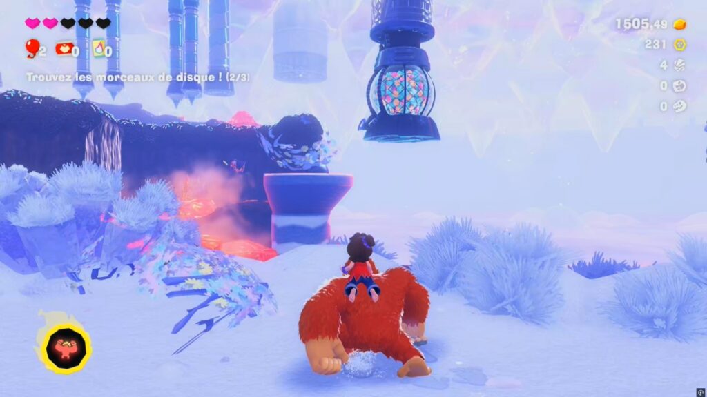 donkey kong bananza soluce guide fr nintendo switch 2 strate fourche glacier jonction