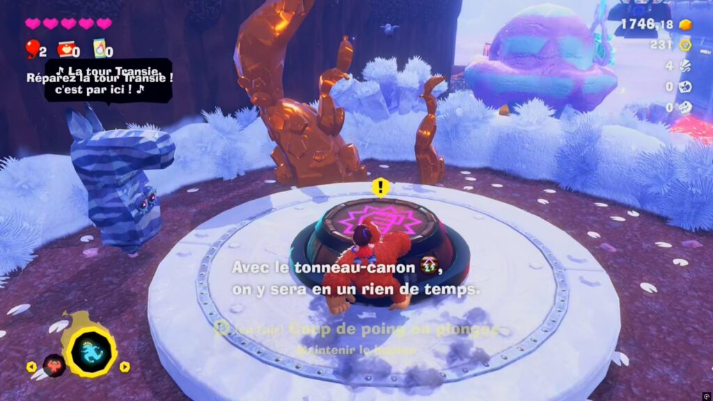 donkey kong bananza soluce guide fr nintendo switch 2 strate fourche glacier jonction