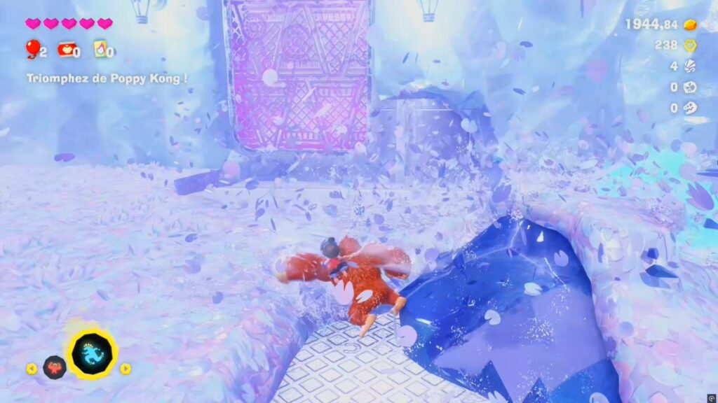 donkey kong bananza soluce guide fr nintendo switch 2 strate fourche glacier jonction