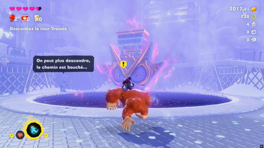 donkey kong bananza soluce guide fr nintendo switch 2 strate fourche glacier jonction