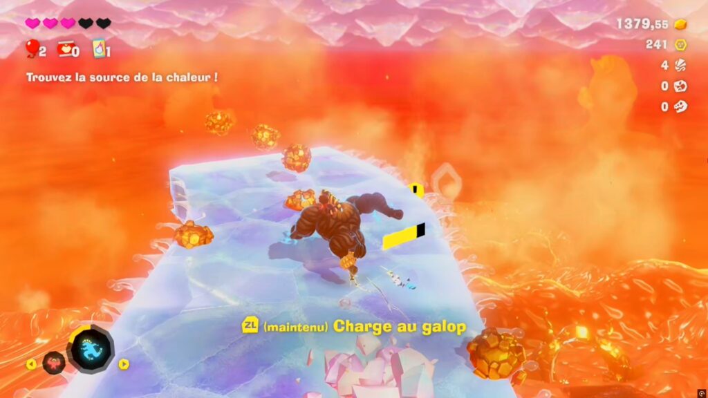 donkey kong bananza soluce guide fr nintendo switch 2 strate fourche glacier jonction