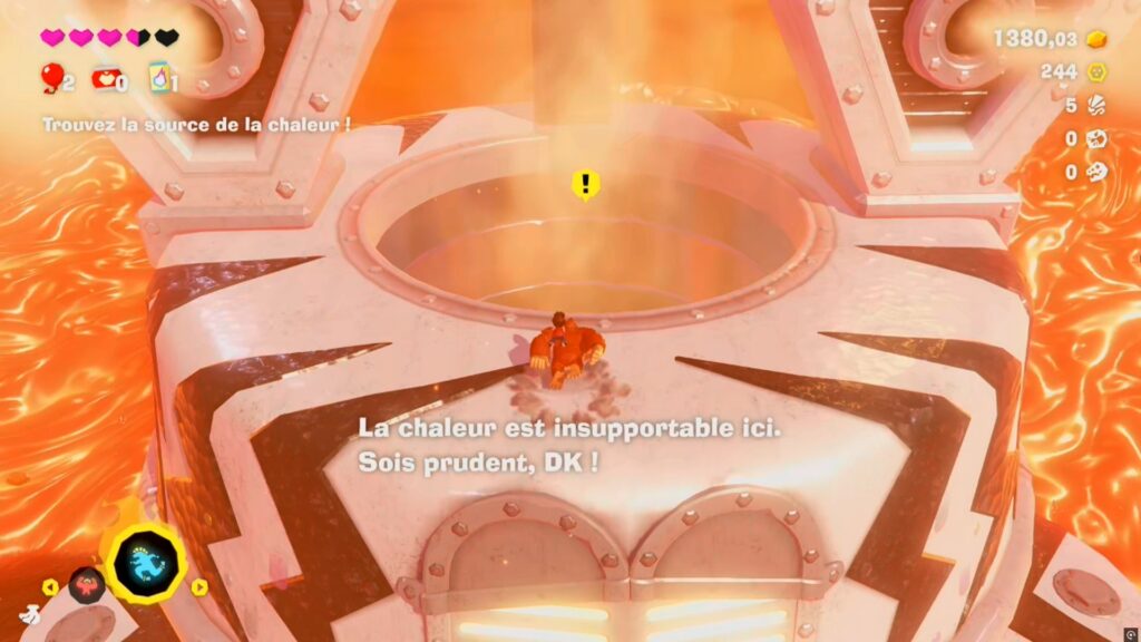 donkey kong bananza soluce guide fr nintendo switch 2 strate fourche glacier jonction