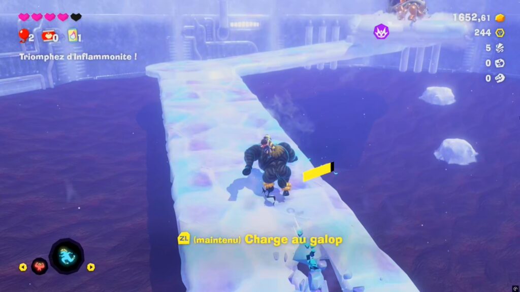 donkey kong bananza soluce guide fr nintendo switch 2 strate fourche glacier jonction