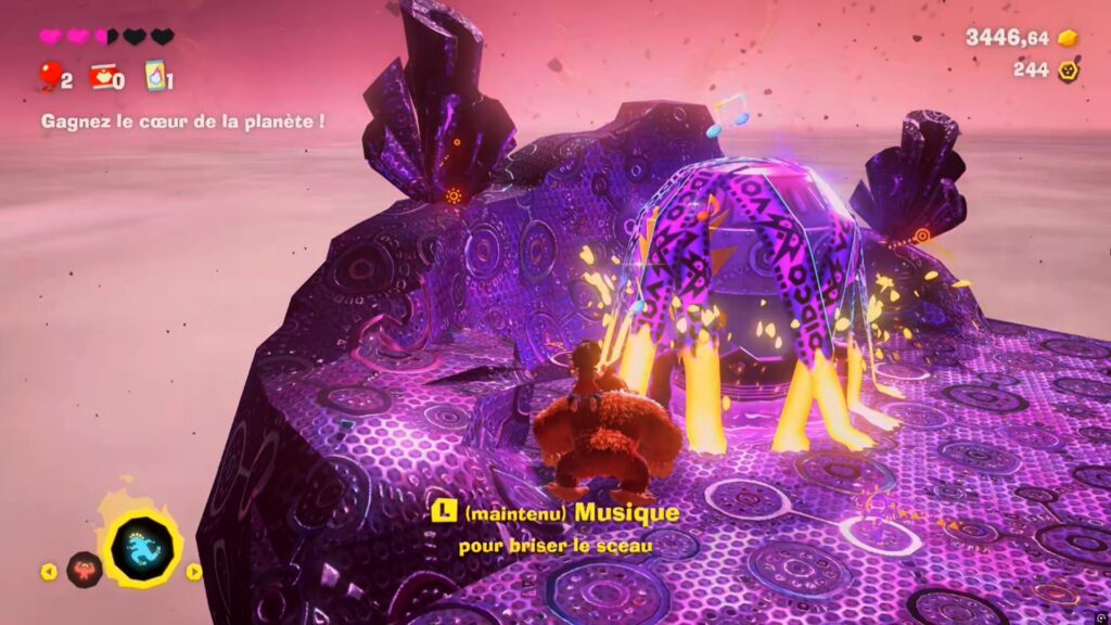 donkey kong bananza soluce guide fr nintendo switch 2 strate fourche glacier jonction