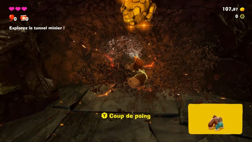 donkey kong bananza switch 2 soluce fr ile lingot effrondree 2025