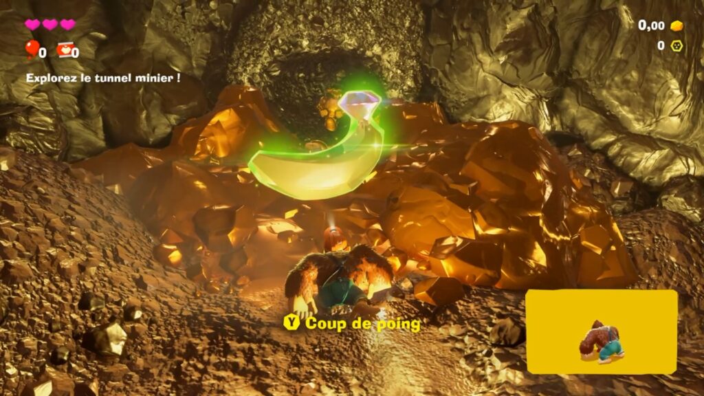 donkey kong bananza switch 2 soluce fr ile lingot effrondree 2025