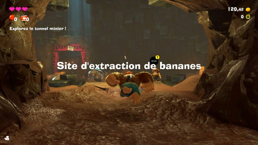 donkey kong bananza switch 2 soluce fr ile lingot effrondree 2025