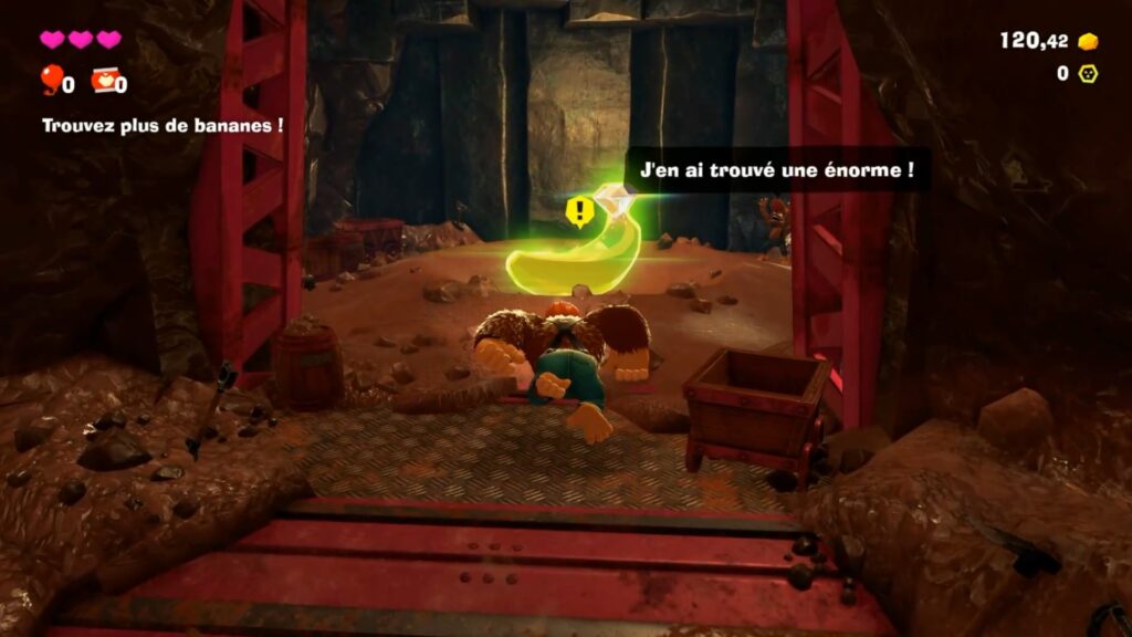 donkey kong bananza switch 2 soluce fr ile lingot effrondree 2025