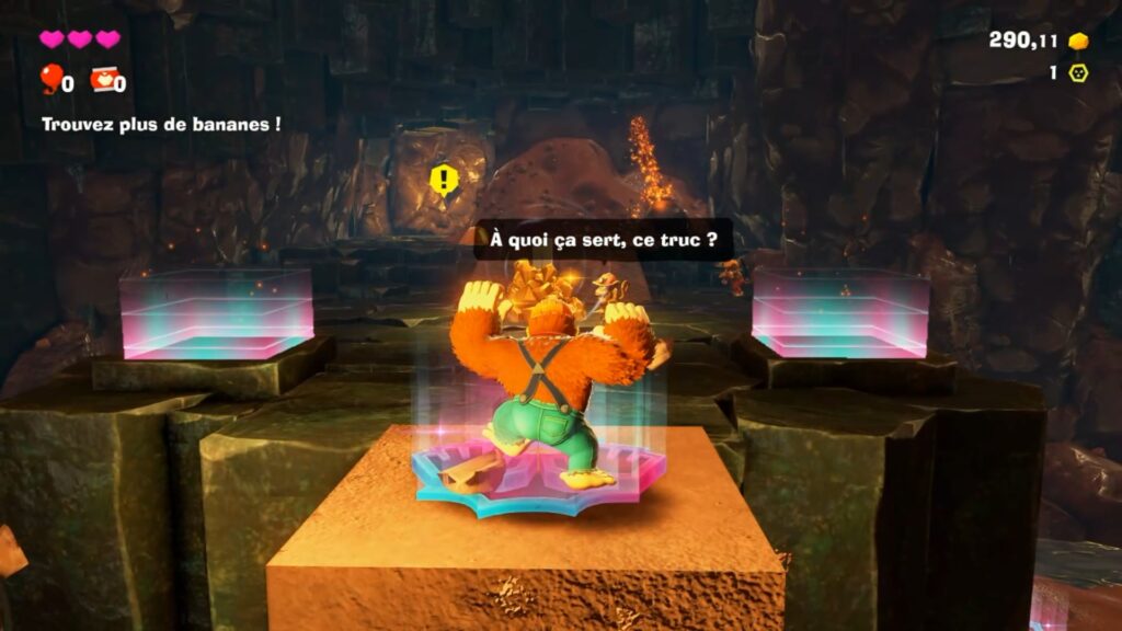 donkey kong bananza switch 2 soluce fr ile lingot effrondree 2025