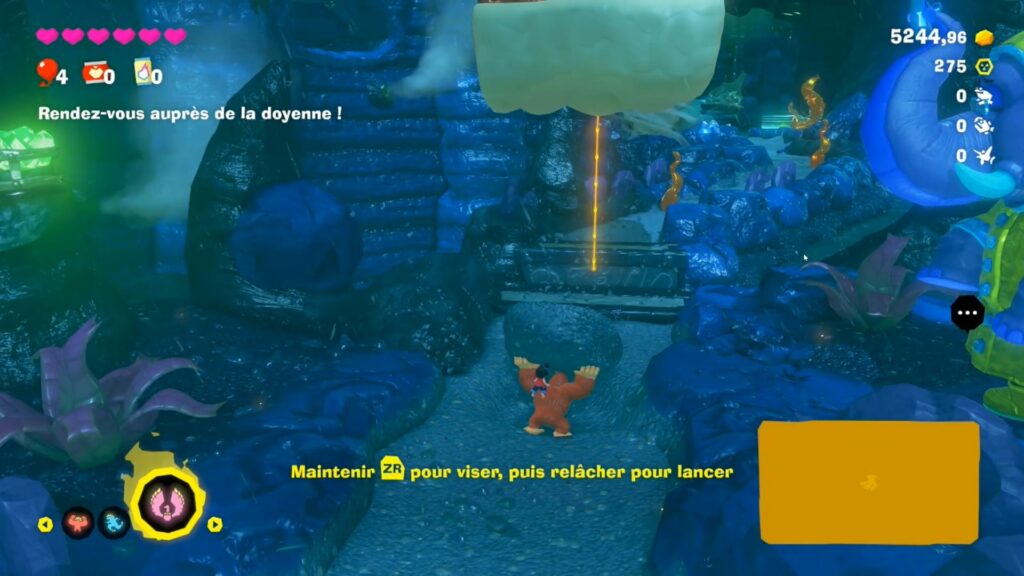 Donkey Kong Bananza soluce guide strate tempete fr elephant boss volovan jeu astuce nintendo switch 2