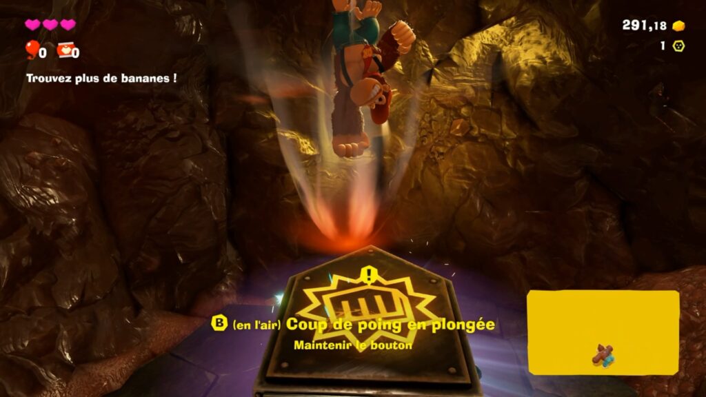 donkey kong bananza switch 2 soluce fr ile lingot effrondree 2025
