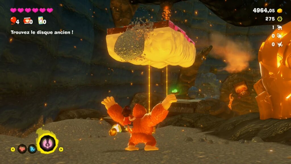 Donkey Kong Bananza soluce guide strate tempete fr elephant boss volovan jeu astuce nintendo switch 2