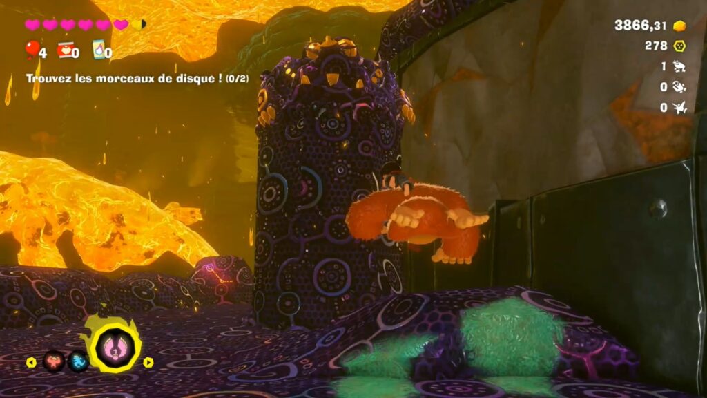 Donkey Kong Bananza soluce guide strate tempete fr elephant boss volovan jeu astuce nintendo switch 2