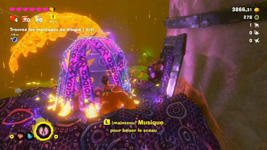 Donkey Kong Bananza soluce guide strate tempete fr elephant boss volovan jeu astuce nintendo switch 2