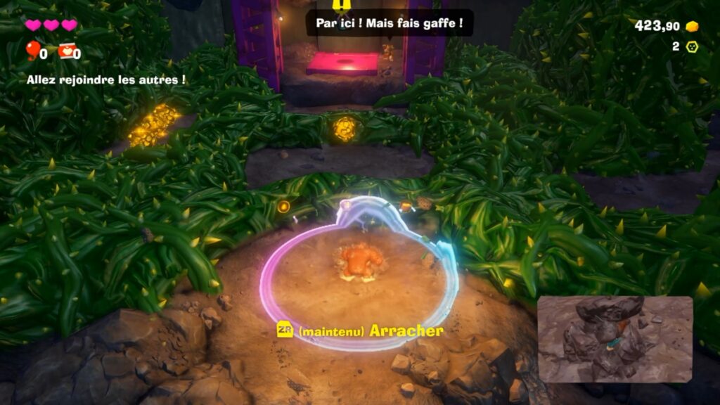 donkey kong bananza switch 2 soluce fr ile lingot effrondree 2025