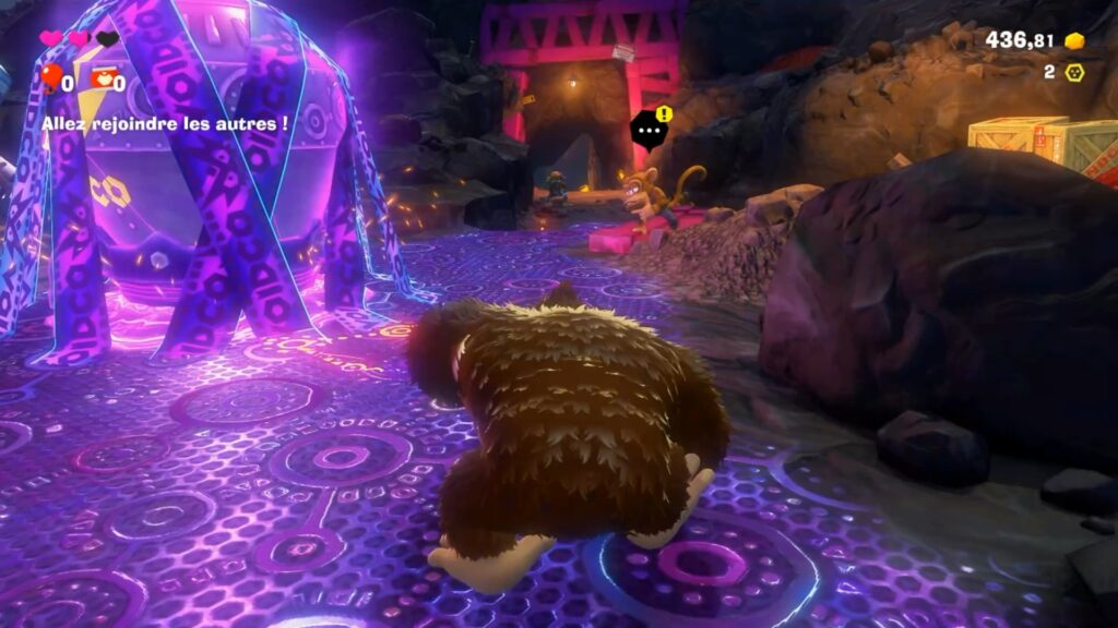 donkey kong bananza switch 2 soluce fr ile lingot effrondree 2025