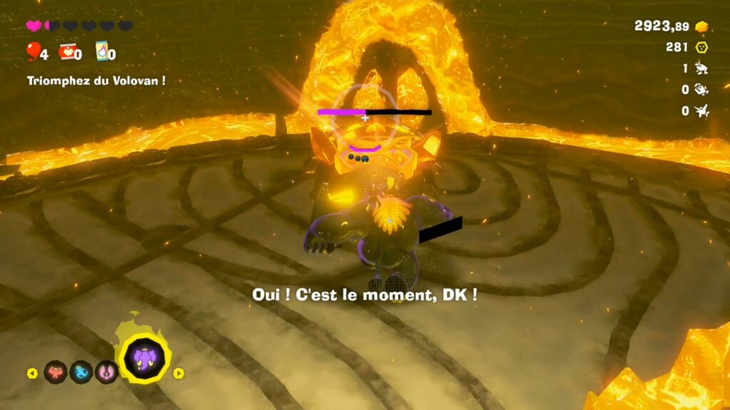 Donkey Kong Bananza soluce guide strate tempete fr elephant boss volovan jeu astuce nintendo switch 2
