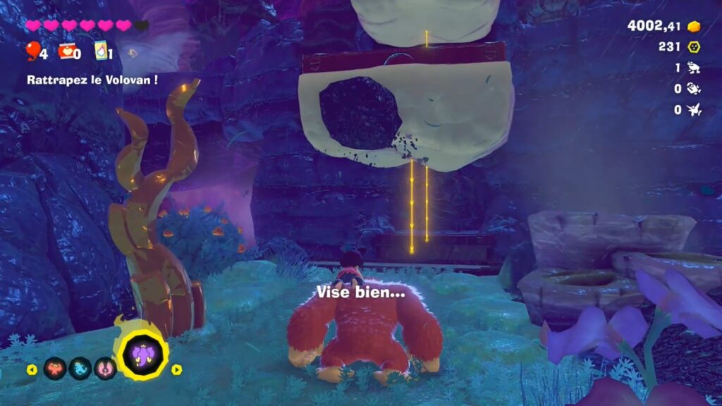 Donkey Kong Bananza soluce guide strate tempete fr elephant boss volovan jeu astuce nintendo switch 2