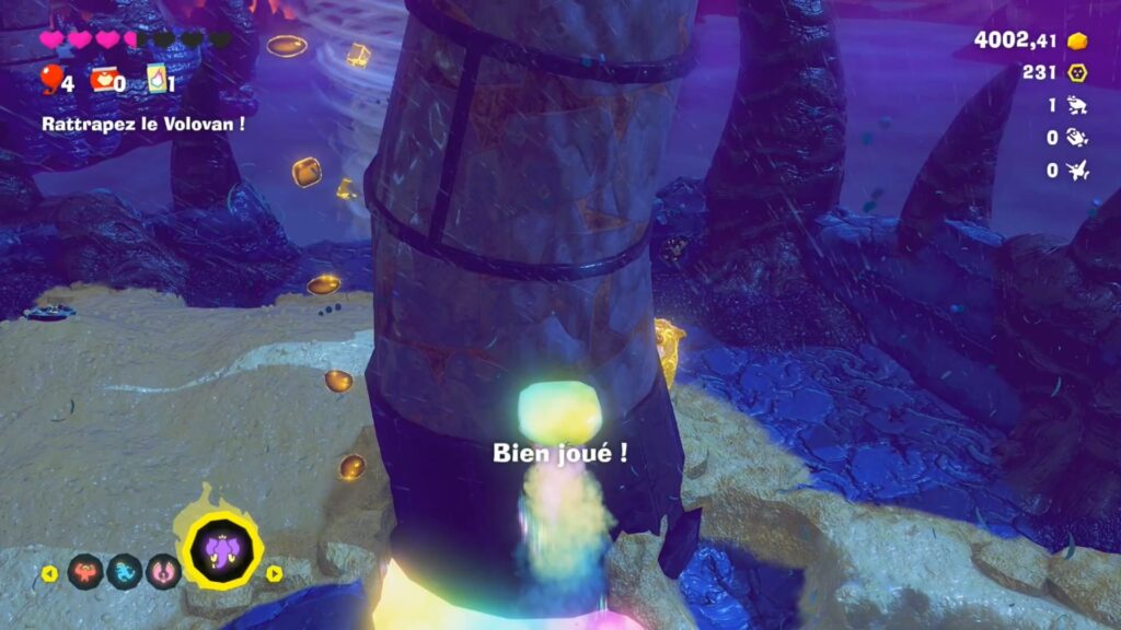 Donkey Kong Bananza soluce guide strate tempete fr elephant boss volovan jeu astuce nintendo switch 2