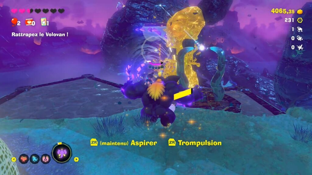 Donkey Kong Bananza soluce guide strate tempete fr elephant boss volovan jeu astuce nintendo switch 2