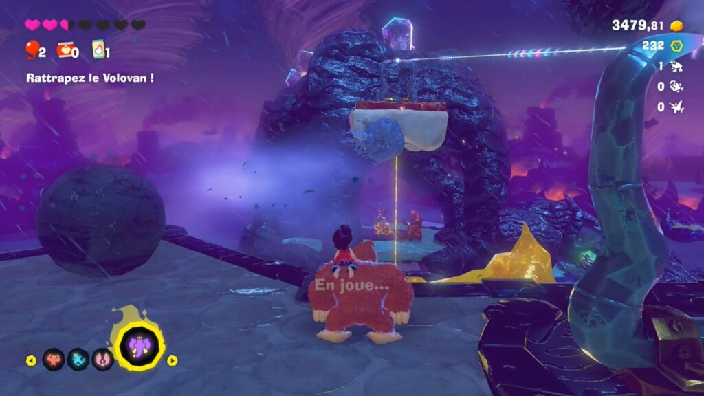 Donkey Kong Bananza soluce guide strate tempete fr elephant boss volovan jeu astuce nintendo switch 2