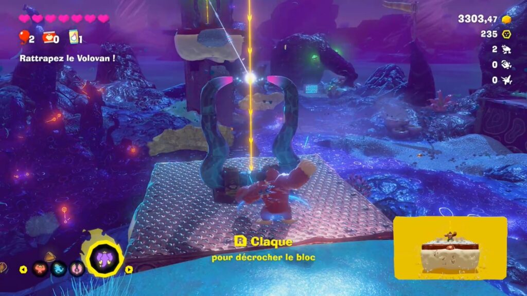 Donkey Kong Bananza soluce guide strate tempete fr elephant boss volovan jeu astuce nintendo switch 2