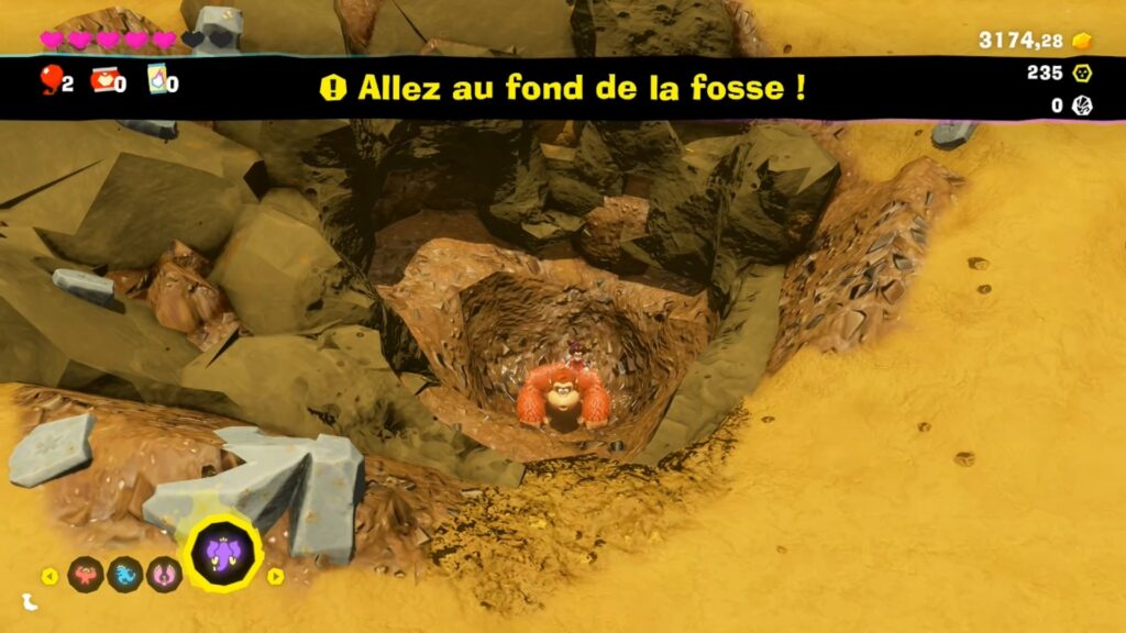 Donkey Kong Bananza Strate Décharge guide soluce fr nintendo switch 2 astuce jeu